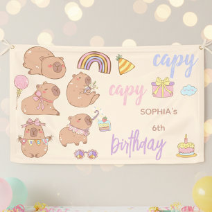 Banderoles Capy capy anniversaire