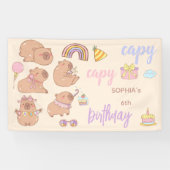 Banderoles Capy capy anniversaire (Horizontal)