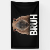 Banderoles Capybara Drôle Bruh  (Vertical)