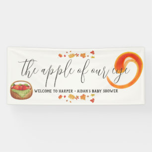 Banderoles Caramel Apple Baby shower rouge Bienvenue Vinyl Ba