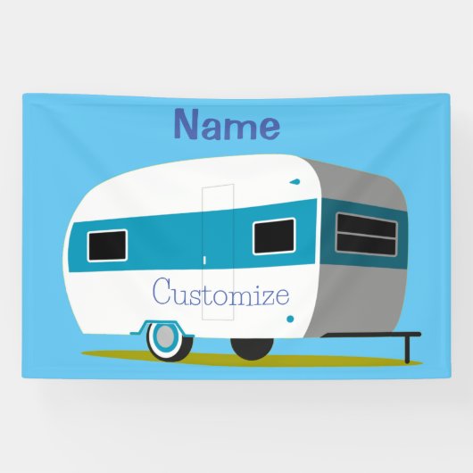Banderoles Caravan Camper RV Thunder_Cove (Horizontal)