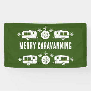 Banderoles Caravan Joyeux Camping de Noël