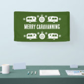 Banderoles Caravan Joyeux Camping de Noël (Salon professionnel)