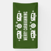 Banderoles Caravan Joyeux Camping de Noël (Verticale)