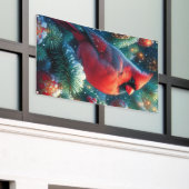 Banderoles Cardinal de Noël/hiver (Bâtiment extérieur)