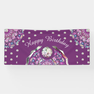 Banderoles Cardinal Red Rosace