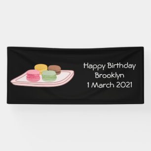 Banderoles Caricature de Macaron