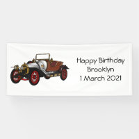 Caricature de voiture classique 1920