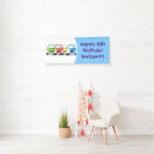 Banderoles Caricature de voitures Cute kawaii (En situation)