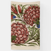 Banderoles Carnation Carrelage Fleur Antique Art Rustique (Vertical)