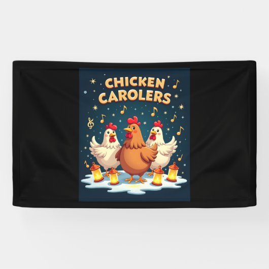 Banderoles Caroleurs de poulet (Horizontal)