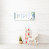 Banderoles Carolina| Baby shower| Affiche de bienvenue (En situation)