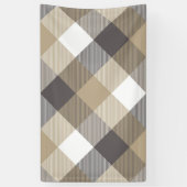 Banderoles Carré géométrique Résumé 2 (Vertical)