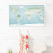 Banderoles Carte Explorateur de la surface de la Terre (En situation)