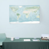 Banderoles Carte Explorateur de la surface de la Terre (Salon professionnel)