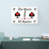 Banderoles Carte Tarot Queen of Spades Thunder_Cove (Salon professionnel)