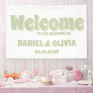 Banderoles Cartes de sièges Wavy Boho Super rétro