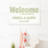 Banderoles Cartes de sièges Wavy Boho Super rétro (Insitu)