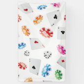 Banderoles Casino, Accessoires Jeux motif (Vertical)