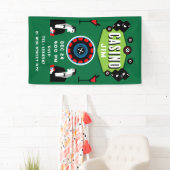 Banderoles Casino Gambling Poker Roulette (En situation)