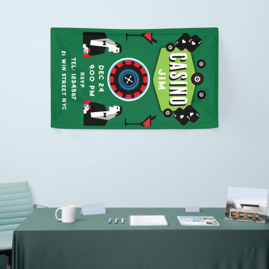 Banderoles Casino Gambling Poker Roulette (Salon professionnel)