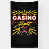 Banderoles Casino Night Gambling (Vertical)