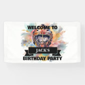 Banderoles Casque de hockey sur glace (Horizontal)