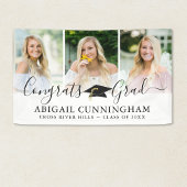 Banderoles Casquette de graduation moderne Script 3 Collage p