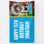 Banderoles Cat In Party Cone (Vertical)