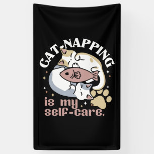 Banderoles Cat-Napping Est Mon Citation De Cat Mignonne D'Aut