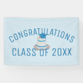 Banderoles Catégorie d'année Félicitations à l'école Diplôme  (Horizontal)