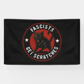 Banderoles Cats Against Fascists (Horizontal)