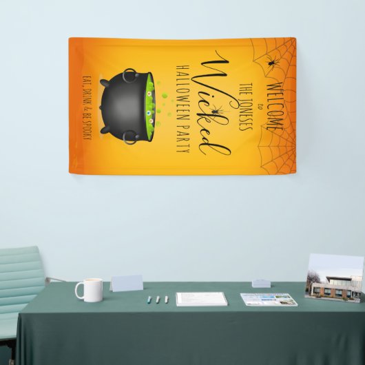 Banderoles Cauldron de la sorcière (Salon professionnel)