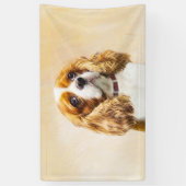 Banderoles Cavalier King Charles Spaniel Peinture originale (Vertical)