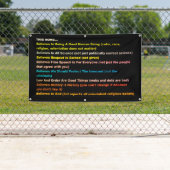 Banderoles Ce foyer croit (En situation)