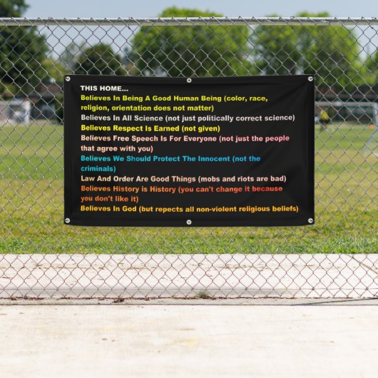 Banderoles Ce foyer croit (En situation)