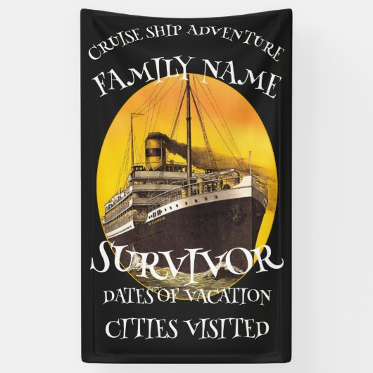 Banderoles Célébration Classe de fin d'études Retraite 2024 N (Vertical)