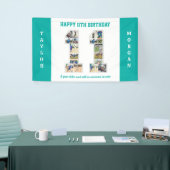 Banderoles Célébration d'anniversaire de 11 ans Nombre 11 Pho (Salon professionnel)