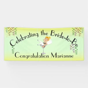 Banderoles Célébration de la mariée au gingembre pour être do