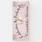 Banderoles Célébration de la mariée au gingembre pour être do (Vertical)