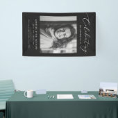 Banderoles Célébration De La Vie Photo Funeral Memorial Servi (Salon professionnel)