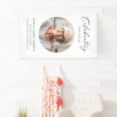 Banderoles Célébration De La Vie Photo Funeral Memorial Servi (En situation)