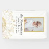 Banderoles Célébration des funérailles de tournesol (Horizontal)