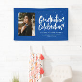 Banderoles Célébration du diplôme photo de la fête bleue (En situation)