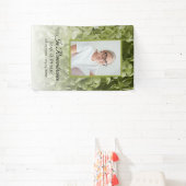 Banderoles Célébration florale de l'Hydrangée verte de la vie (Insitu)