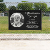 Banderoles Célébration moderne de la vie Élégant Script & Pho (En situation)