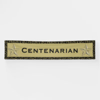 "CENTENARIAN" 100e anniversaire Noir / Or Numéro