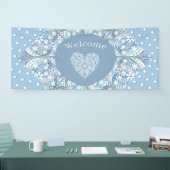 Banderoles Céramique Lace Bleu clair (Salon professionnel)