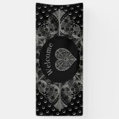 Banderoles Céramique noir (Vertical)