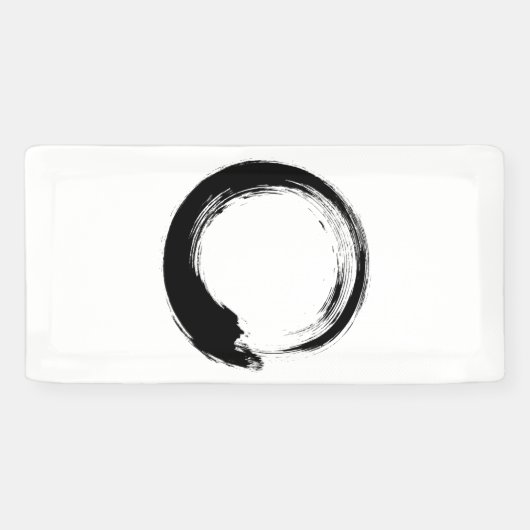 Banderoles Cercle Zen Enso (Horizontal)